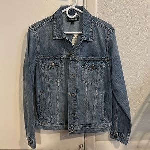 Madewell medium blue denim jacket NWT